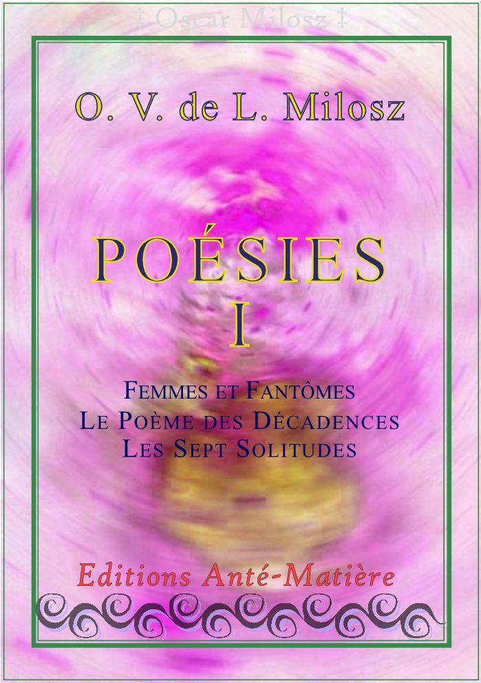 Livre ebook O. V. de L. Milosz poésie tome 1
